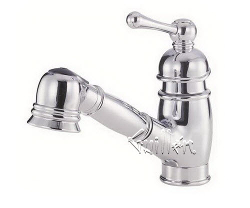 Danze D457014; Opulence; single handle kitchen pull-out lever handle technical parts breakdown owner manuals specifications catalog
