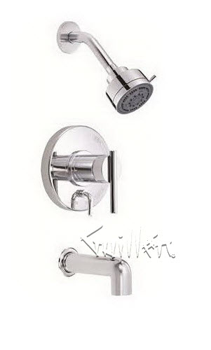 Danze D500058; Parma; single handle tub & shower lever handle technical parts breakdown owner manuals specifications catalog