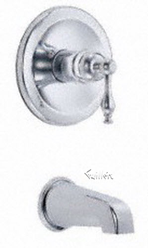 Danze D500655; Sheridan; single handle trim tub only lever handle technical parts breakdown owner manuals specifications catalog