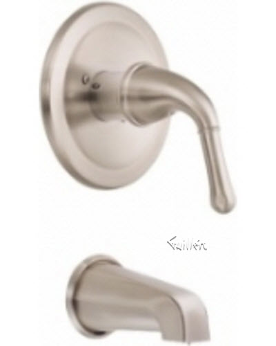Danze D500671; Plymouth; single handle trim tub only lever handle technical parts breakdown owner manuals specifications catalog