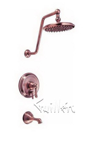 Danze D502057; Opulence; single handle trim tub & shower lever handle technical parts breakdown owner manuals specifications catalog