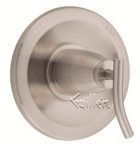Danze D510454; Sonora; single handle pressure balance shower valve only trim kit lever handle technical parts breakdown owner manuals specifications catalog