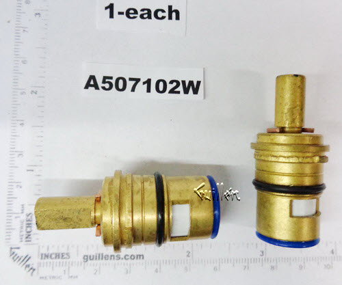 Danze DA507102W; Melrose; brass ceramic disc cartridge cold side for and sheridan; in Unfinish   DA507102N; A507102W; 507102N