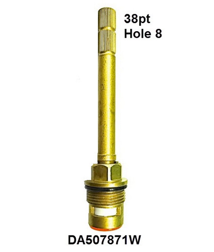 Danze DA507871W;;__ UNK 38pt; Hot cwc; 1/4 Turn ceramic cartridge for mini widespread; in Unfinish; Replaces A507871N; DA507871N