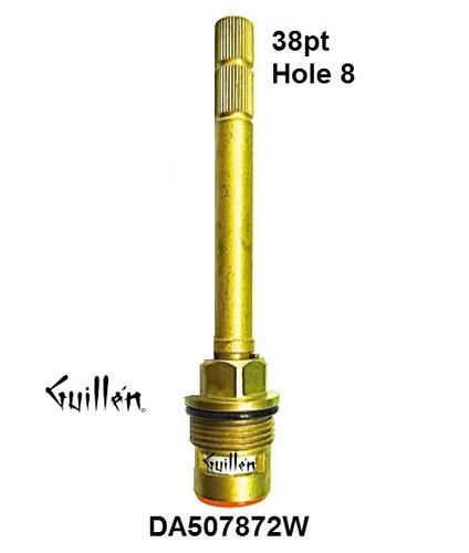 Danze DA507872W;;__ UNK 38pt; Cold ccwc; 1/4 Turn ceramic cartridge for mini widespread; in Unfinish; Replaces A507872N; DA507872N