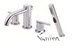 Danze D305758; Parma; two handle roman tub lever handle with spray technical parts breakdown owner manuals specifications catalog