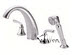 Danze D307756; Bannockburn; two handle roman tub lever handle with spray technical parts breakdown owner manuals specifications catalog