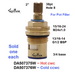 Danze DA507376W;;__ 2in 38pt; Cold ccwc; 1/4 turn brass ceramic cartridge for pot filler; in Unfinish