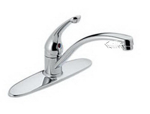 Delta 102; Single handle lever kitchen faucet; technical part breakdown manuals specifications catalog