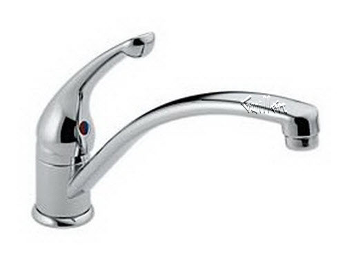 Delta 103; Single handle lever kitchen faucet; technical part breakdown manuals specifications catalog