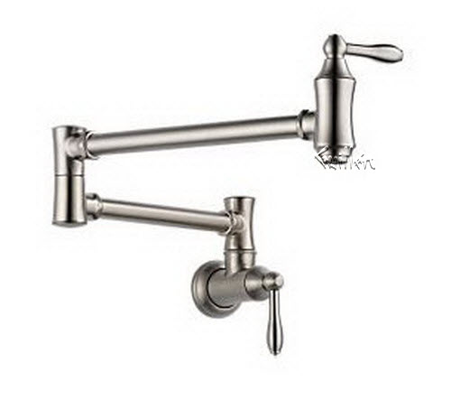Delta 1177LF-SS; pot filler faucet - wall mount lever; in Stainless