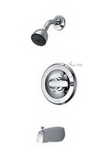 Delta 134900; Single handle lever monitor 1300 series tub and shower trim; technical part breakdown manuals specifications catalog