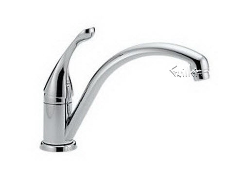 Delta 141-DST; Single handle lever kitchen faucet without side spray; technical part breakdown manuals specifications catalog