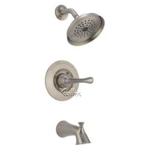 Delta 144960; Single handle lever monitor 1400 series tub and shower trim; technical part breakdown manuals specifications catalog