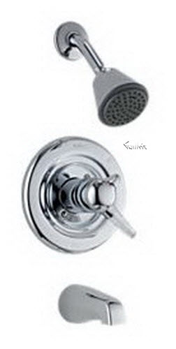 Delta 1738; Single handle lever monitor tub / shower faucet; technical part breakdown manuals specifications catalog