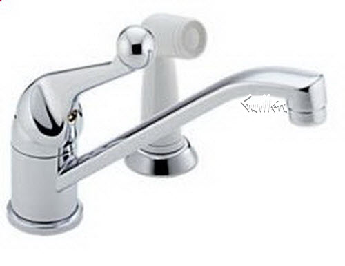 Delta 175; Single handle lever kitchen faucet with sidespray; technical part breakdown manuals specifications catalog