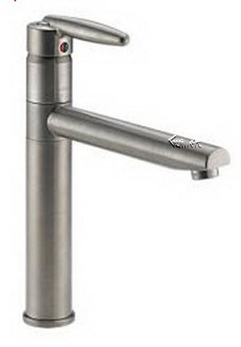 Delta 185-SS; Grail; grail kitchen no spray single handle lever without sidespray; in Stainless; Discontinued Product