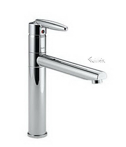 Delta 185LF; Single handle lever kitchen faucet without side spray; technical part breakdown manuals specifications catalog