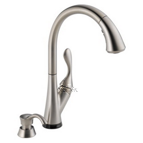 Delta 19922T-SSSD-DST; Ashton; single handle pull-down kitchen faucet featuring touch2o(r) technology; in Stainless