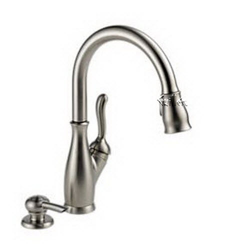 Delta 19978; Single handle lever kitchen pull down faucet; technical part breakdown manuals specifications catalog