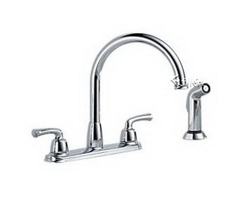 Delta 21916; Two handle lever kitchen faucet with sidespray; technical part breakdown manuals specifications catalog
