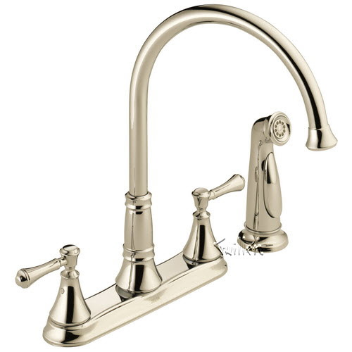Delta 2497LF; Cassidy; Two Handle Kitchen Faucet with Spray technical part breakdown manuals specifications catalog