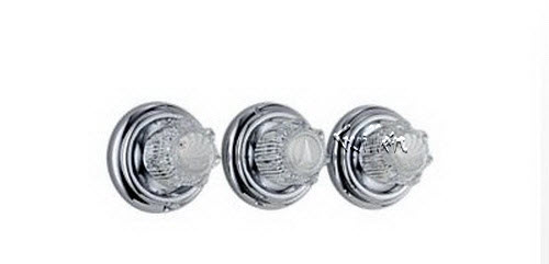 Delta 2653; Three handle knob tub / shower valve only; technical part breakdown manuals specifications catalog