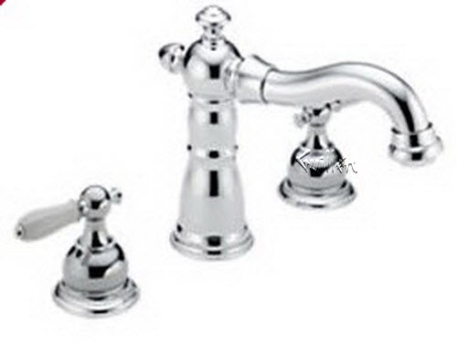 Delta 2756; Two handle lever roman tub / whirlpool faucet trim kit; technical part breakdown manuals specifications catalog