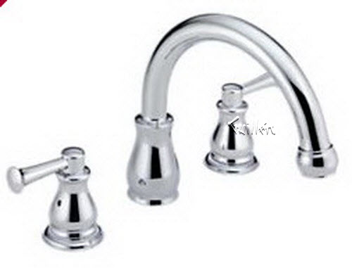 Delta 2769; Two handle lever roman tub complete rough and trim; technical part breakdown manuals specifications catalog