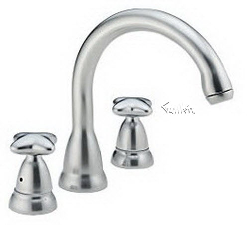 Delta 2789; Two handle oman tub / whirlpool faucet trim kit less handle; technical part breakdown manuals specifications catalog