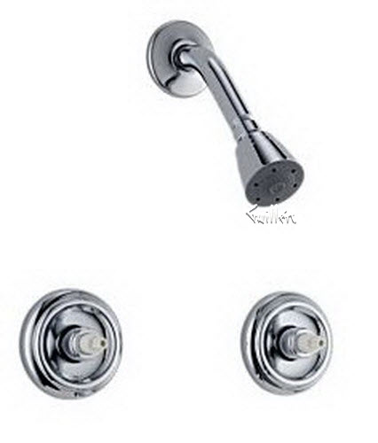 Delta 2871; Three handle shower trim faucet less handle; technical part breakdown manuals specifications catalog