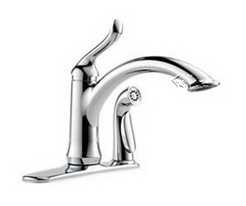 Delta 3353-DST; Single handle lever kitchen faucet with sidespray; technical part breakdown manuals specifications catalog