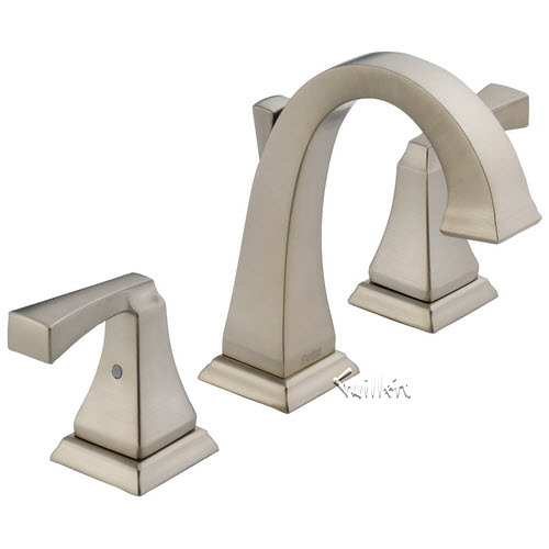 Delta 3551LF; Dryden; Two Handle Widespread Lavatory Faucet technical part breakdown manuals specifications catalog