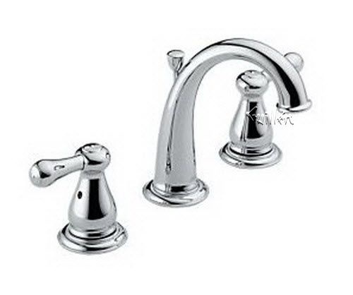 Delta 3575; Two handle lever widespread lavatory faucet with pop up; technical part breakdown manuals specifications catalog