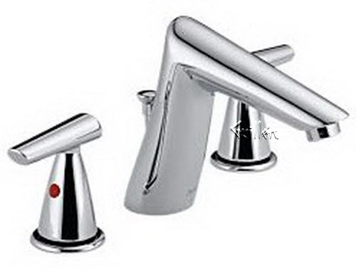 Delta 3582; Two handle lever widespread lavatory faucet; technical part breakdown manuals specifications catalog