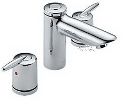 Delta 3585; Two handle lever widespread lavatory faucet; technical part breakdown manuals specifications catalog