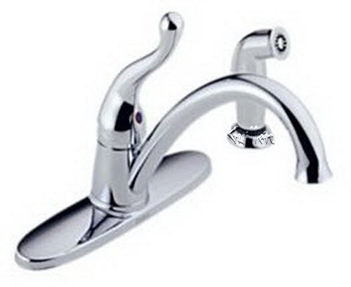 Delta 419-DST; Single handle lever kitchen faucet with spray; technical part breakdown manuals specifications catalog