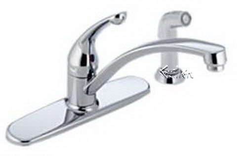 Delta 440; Single handle lever water efficient kitchen faucet with spray; technical part breakdown manuals specifications catalog