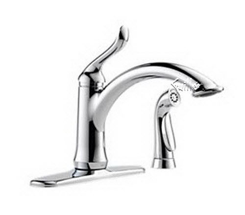 Delta 4453-DST; Single handle lever kitchen faucet with sidespray; technical part breakdown manuals specifications catalog