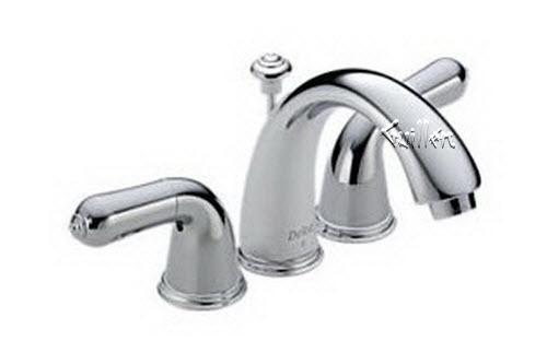 Delta 4530; Two handle lever mini widespread lavatory with pop up faucet; technical part breakdown manuals specifications catalog