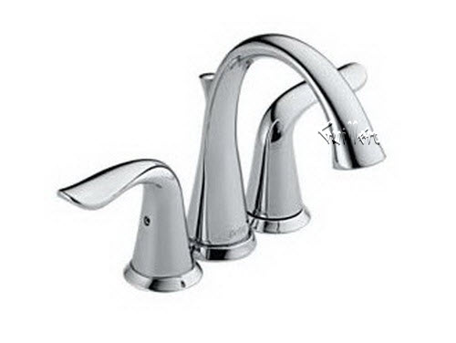 Delta 4538; Two handle lever mini widespread lavatory faucet with pop up; technical part breakdown manuals specifications catalog