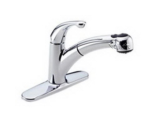 Delta 467-DST; Single handle lever pull out kitchen faucet; technical part breakdown manuals specifications catalog