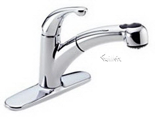 Delta 467; Single handle lever pull out kitchen faucet; technical part breakdown manuals specifications catalog