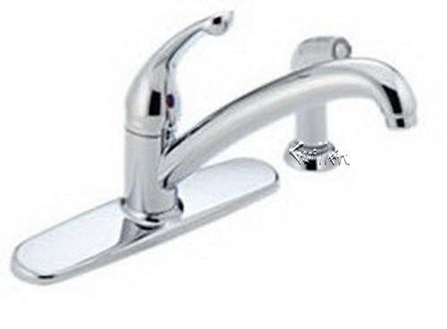 Delta 480; Single handle lever kitchen faucet; technical part breakdown manuals specifications catalog