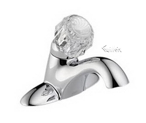 Delta 502-DST; Single handle knob centerset lavatory faucet without pop up; technical part breakdown manuals specifications catalog