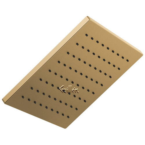 Delta 52159-CZ; Universal Showering Components; single-setting metal raincan shower head; in Champagne Bronze