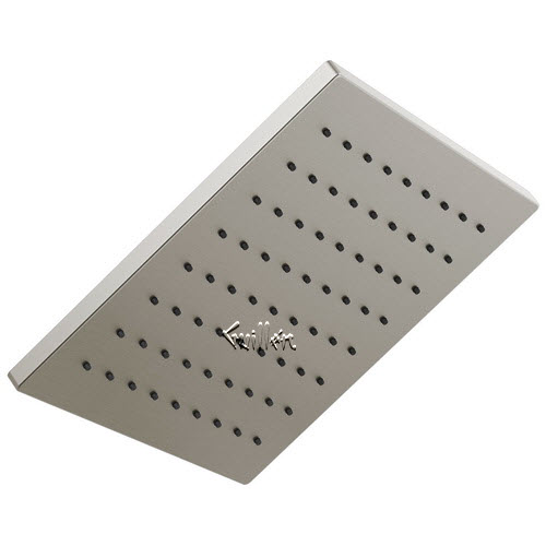 Delta 52159-SS; Universal Showering Components; single-setting metal raincan shower head; in Stainless