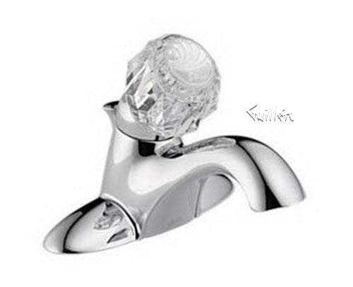 Delta 522-DST; Single handle knob centerset lavatory faucet with pop up; technical part breakdown manuals specifications catalog