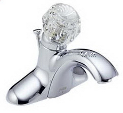 Delta 542; Single handle knob centerset lavatory faucet; technical part breakdown manuals specifications catalog