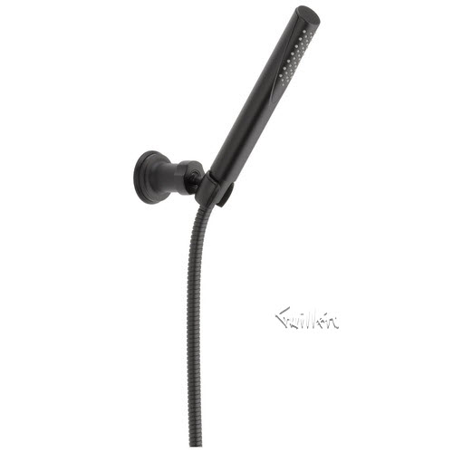 Delta 55085-BL; Grail; Premium Single-Setting Adjustable Wall Mount Hand Shower; in Matte Black